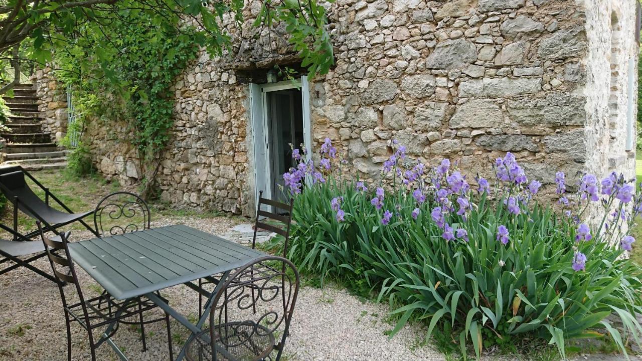 Gite En Cevennes Du Sud, Bergerie Restauree Au Rez De Jardin D'Une Bastide Avec Piscine, Vue Exceptionnelle, Authenticite Et Confort Saint-Laurent-le-Minier Eksteriør billede